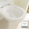 Villeroy&Boch O.Novo set 2v1 závesné WC 36 x 56 DirectFlush + sedátko so SoftClosing a QuickRelease biele Combi-Pack 5660HR01