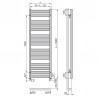 ZEHNDER Zeta radiátor 1600 x 500 mm pre teplovod/kombi prevádzku biela lesklá, ZET-160-050