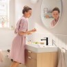 Hansgrohe Rebris S umývadlová batéria 110, s výpusťou, matná čierna, 72517670