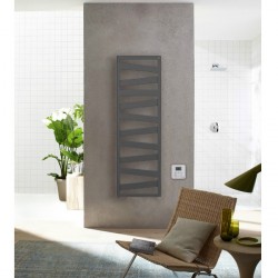 ZEHNDER Kazeane radiátor pre elektrickú prevádzku s tyčou RACY-C 1365 x 600 mm Anthracite RK-130-060/GD-0346