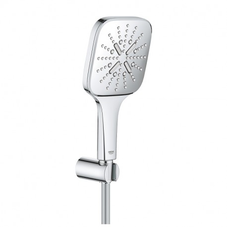 Grohe Rainshower SmartActive vaňový set 130 Cube 3-prúdy, 9,5 l/min, držiak, hadica 1,5m, chróm 26589000