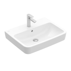 Villeroy & Boch O.novo umývadlo na dosku, 60x46 cm, s prepadom, otvor na batériu, alpská biela 4A416G01