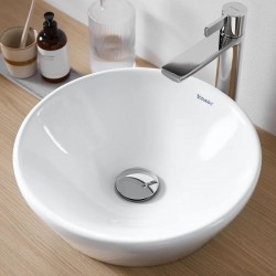 Duravit D-NEO umývadlo na dosku priemer 40 cm bez prepadu, biela 2371400070