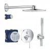 Grohe ESSENCE sprchový set s hlavovou sprchou 310mm a batériou, ručná sprcha, chróm, , 451983