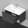 DURAVIT D-NEO skrinka pod umývadlo 62,5x78,4x45,2 cm 1 zásuvka Grafit matná DE425804949