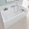 Villeroy & Boch SUBWAY 3.0 vaňa 170x75 cm vrátane nôh a napúšťania SilentFlow alpská biela Quaryl UBQ170SBW2TDV01 - ROZBALENÝ 