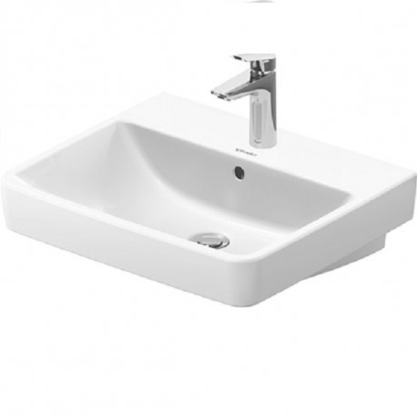 DURAVIT No.1 umývadlo 55 x 46 cm s prepadom, s otvorom pre batériu, biele 23755500002