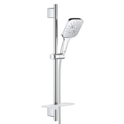 Grohe Rainshower SmartActive Cube súprava sprchovej hlavice 130 9,5 l/min, 3 prúdy, tyče 60 cm a hadice, chróm 26584000