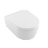 Villeroy & Boch predstenový modul ViConnect Pro S + WC misa AVENTO DirectFlush, sedátko SoftClose, tlačítko biele