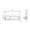 VILLEROY & BOCH ViConnect WC tlačítko 200S biele lesklé 92249068