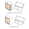 HÜPPE MyFlexGT sprchové posuvné dvere 120 cm EasyEntry, pevný segment vľavo, strieborná pololesklá, sklo číre s Anti-Plaque, 14