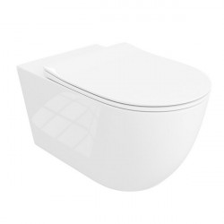 LAVITA SINTO GRANDE 2.0 set 2v1- závesná WC misa Rim+ s vírivým oplachom a WC sedátkom Slim so SoftClose biela SINTOGRANDE20