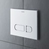 Duravit DuraSystem splachovacie tlačidlo do toalety lesklý chróm WD5001021000