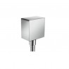 Hansgrohe Fixfit prípojka hadice Square so spätným ventilom chróm 26455000