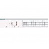 CATA E-100 GST kúpeľňový ventilátor Timer Silver sklenený čelný kryt, 00900500