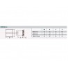 CATA E-120 GTH ventilátor kúpeľňový Hygro + Timer, 2 rýchl., LED teplomer + vlhkomer, sklenený čelný kryt, 00901200