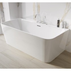 LAVITA MENSOLA S voľne stojaca vaňa 150 x 80 x 60 cm so sifónom Click-Clack biela lesklá