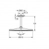 GROHE Rainshower PB 310 Mono 1jet hlavová sprcha Phantom Black 22122KF0