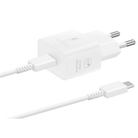 Samsung 25W USB-C + kábel white, EP-T2510XWEGEU