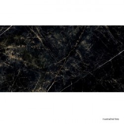 ecoceramic VERDI NEGRO 60 x 120 cm, dlažba rekt. leštená čierna ultra gloss