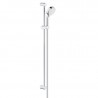 Grohe GROHTHERM 800 nástenný set 2v1, sprchová termostatická batéria GROHTHERM 800 so sprchovým setom 90 cm chróm, 345580SET