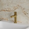 OMNIRES Contour batéria umývadlová stojanková bez výpuste brúsené zlato CT8010GLB - ROZBALENÝ TOVAR