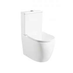 LAVITA NAUTILIUS misa WC kombi Rim+ 38 x 60,5 x 80 + sedátko WC so SoftClose biela NAUTILIUS