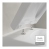 Villeroy & Boch predstenový modul ViConnect Pro S + WC misa ARCHITECTURA DirectFlush, sedátko SoftClose, tlačítko čierne sklo