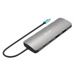 i-tec Metal Nano 2x HDMI Docking Station, PD 100W, C31NANOHDM2DOCPD