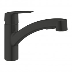 Grohe QuickFix Start drezová batéria s výsuvnou spŕškou, matná čierna 305312431