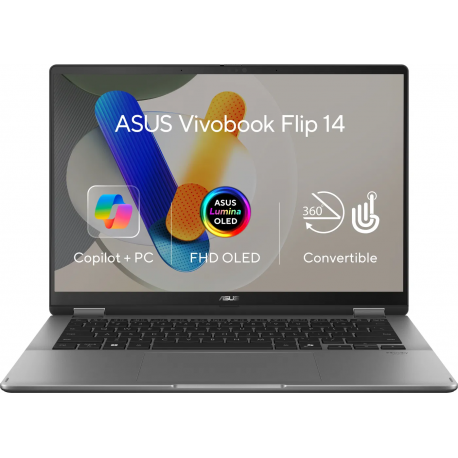 ASUS Vivobook 14 Flip TP3407SA-OLED021W Matte Gray kovový