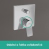 Hansgrohe Vivenis vaňová batéria pod omietku, 2 výstupy, chróm 75415000