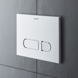 Duravit DuraSystem splachovacie tlačidlo do toalety lesklý chróm WD5001021000