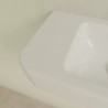 VILLEROY & BOCH O.Novo umývadielko Compact 50x25 cm, bez prepadu, bez otvoru na batériu, CeramicPlus, alpská biela 434253R1 - R