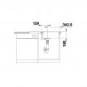 BLANCO ZIA 5 S drez biela soft 527204