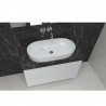 LAVITA Verso Grande umývadlo na dosku 80 x 40 x 13,5 cm, biele VERSOGRANDE