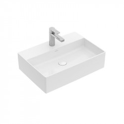 VILLEROY & BOCH Memento 2.0 umývadlo na dosku 50x42 cm, bez prepadu, otvor pre batériu, CeramicPlus, alpská biela 4A0751R1 - RO