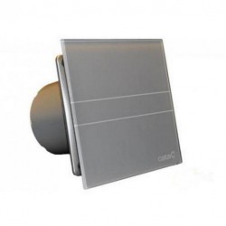 CATA E-100 GS kúpeľňový ventilátor Standard Silver sklenený čelný kryt, 00900400