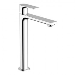 Hansgrohe Rebris E batéria pre umývadlovú misu 240, s výpusťou, CoolStart, chróm 72581000