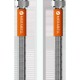 Merabell hadica na pripojenie vody toaletná MERABELL EN10380 Aqua Profi G3/8"- G3/8" - 350 mm s ochranným opláštením