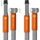 Merabell hadica na pripojenie vody batériová set 2 ks MERABELL EN10380 Aqua Profi G3/8"- M10 x 1 - 700 mm, s perlátorom
