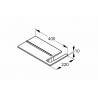 HUPPE SELECT+ Shower Board polička /upínací systém/ Black Edition SL2401123 - TOVAR S VIZUÁLNOU VADOU