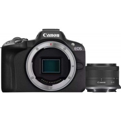 CANON EOS R50 + RF-S 18-45 mm f/4.5-6.3 IS STM, čierny