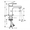 Hansgrohe Vernis Shape umývadlová batéria, EcoSmart, chróm 71569000