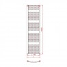 THERMAL TREND KDO kupeľnový radiátor 600x1680 mm, oblý
