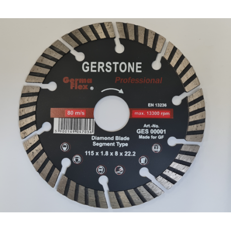 GERMAFLEX 115x1,8 Piramid Gerstone kotúč dia GERMAFLEX 115x1,8 Piramid Gerstone kotúč dia