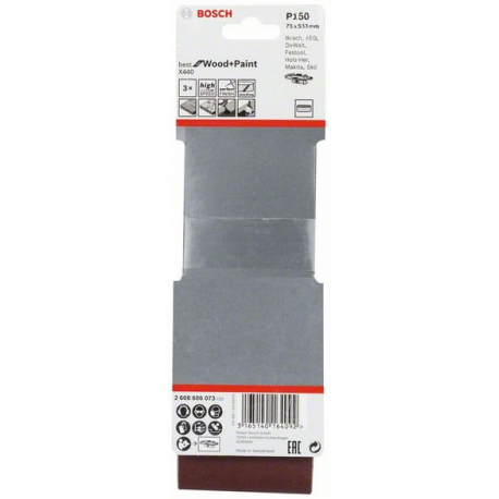 BOSCH 75x533 150z pás brúsny BOSCH 75x533 150z pás brúsny