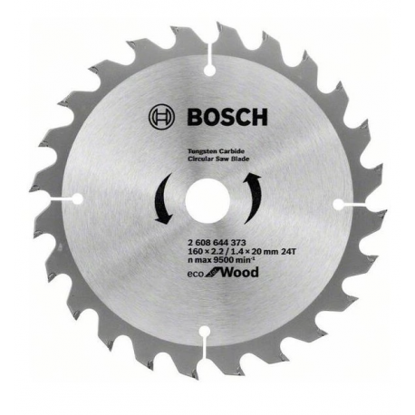 BOSCH 160x2,0x20/16 24z EcoWood kotúč pílový BOSCH 160x2,0x20/16 24z EcoWood kotúč pílový