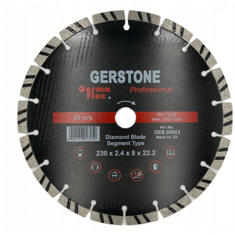 GERMAFLEX 230x2,4 Segment kotúč dia GERMAFLEX 230x2,4 Segment kotúč dia