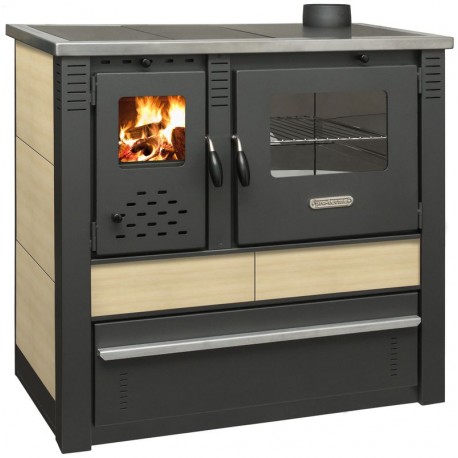 Strend Pro sporák na tuhé palivo Pro PANONIA, béžový, pravý vývod